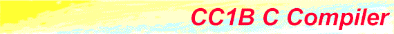 CC1B C compiler